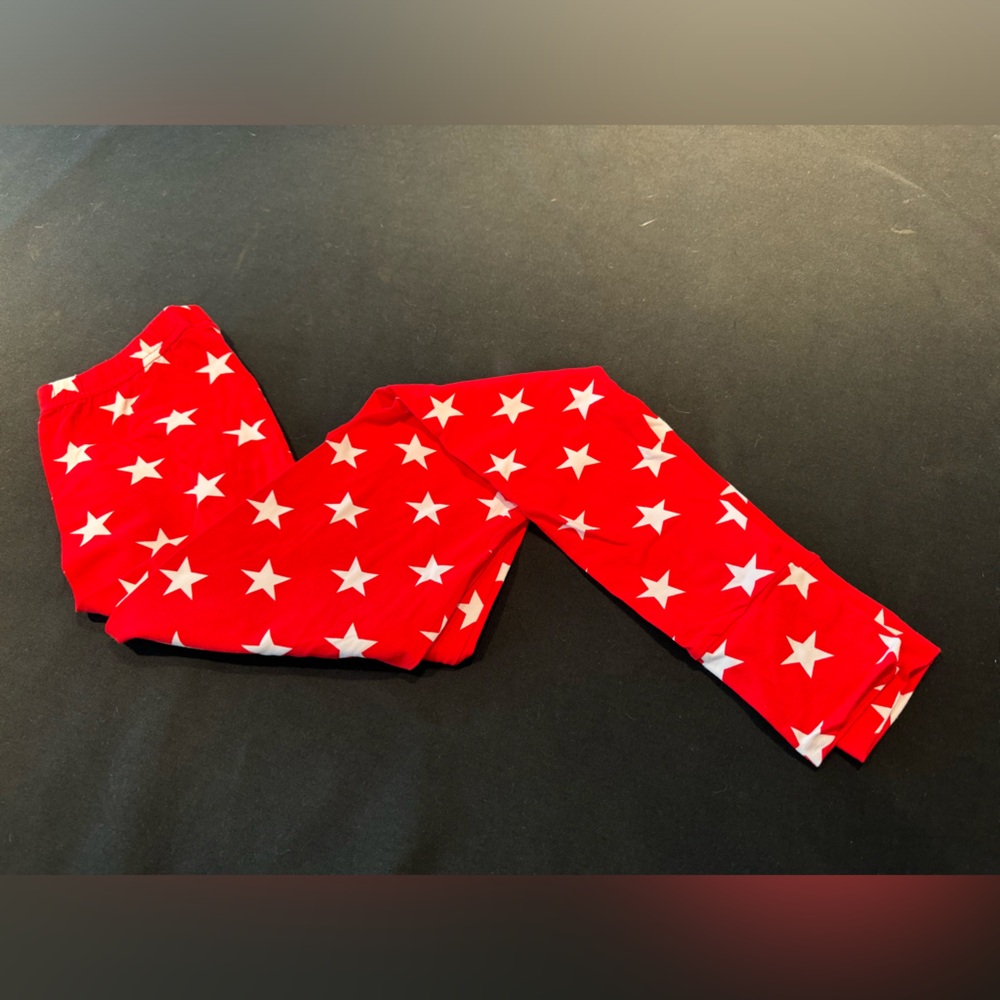 Fred & Noah Adult Red Star Leggings